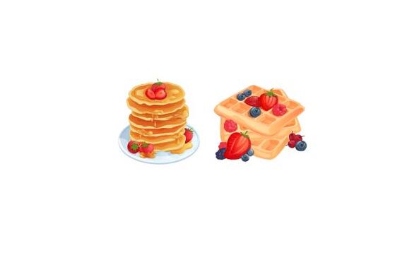 pancake and waffle